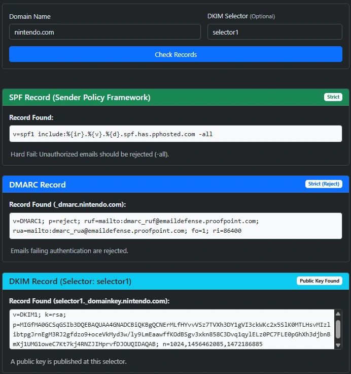 Email Auth Validator