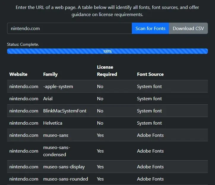 Font Inspector