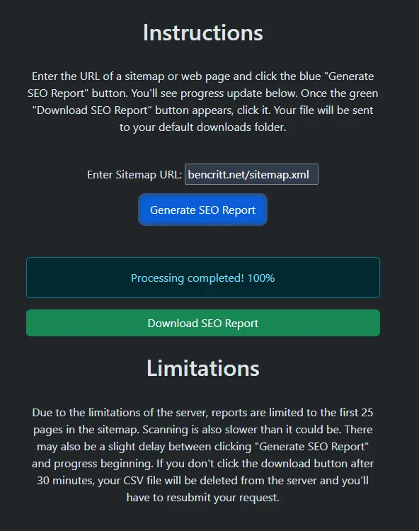 SEO Head Checker Tool
